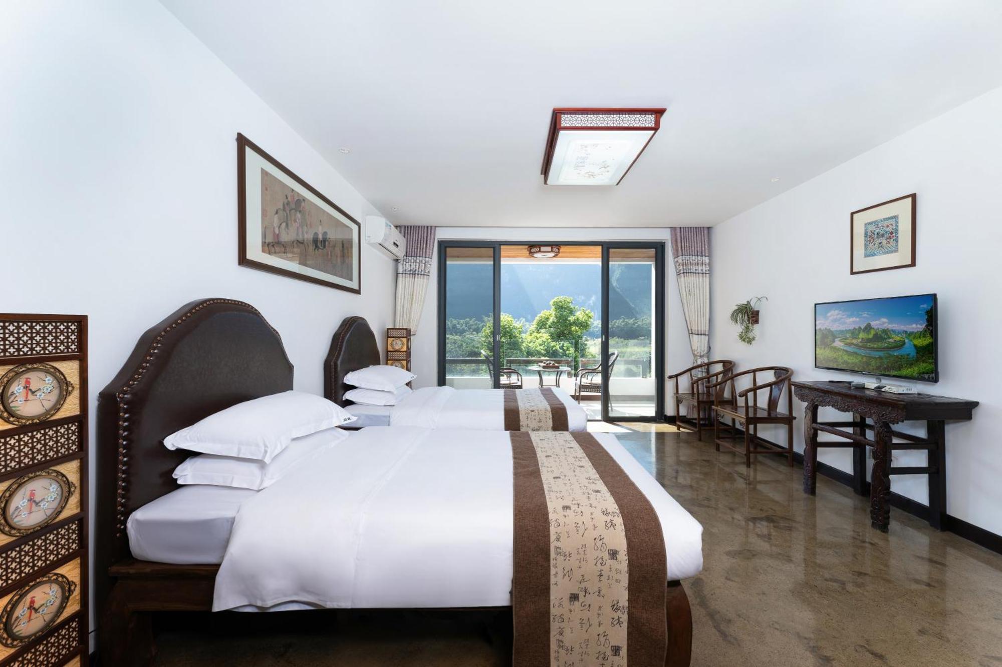 Leisure Courtyard Hotel Yangshuo-Free Shuttle Bus To Yangshuo Station Stay 2 Nights One Way Exteriér fotografie